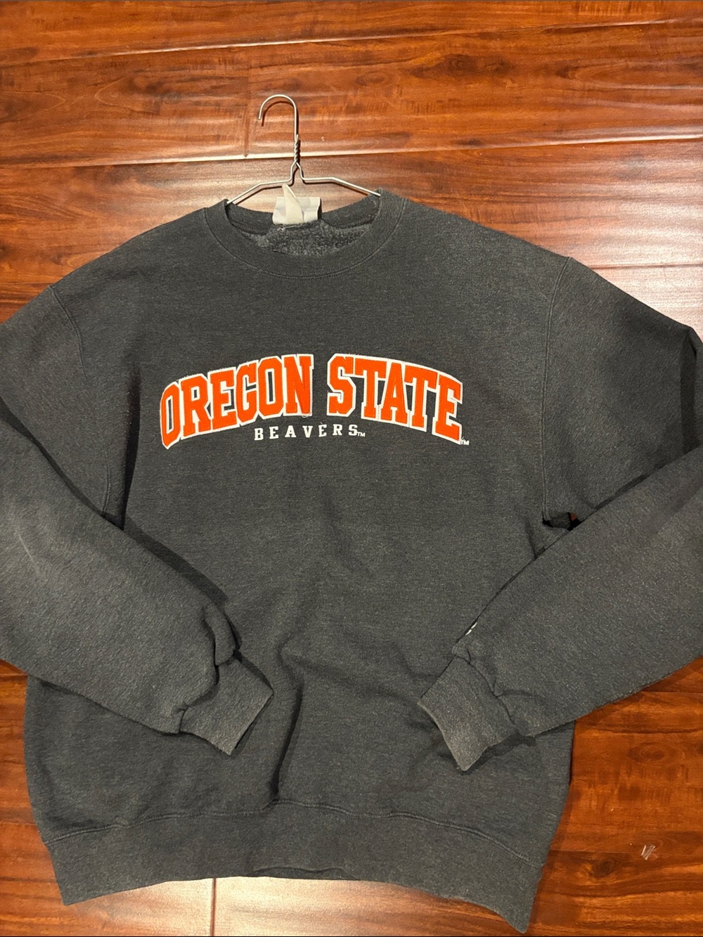 Champion fleece Oregon state crewneck large grey men’s